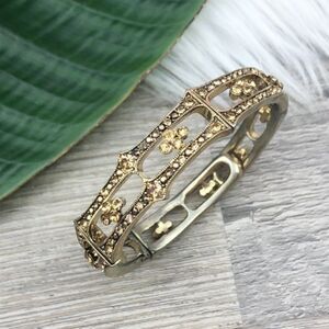 Monet Gold / Champagne Pavé Bejeweled Bracelet